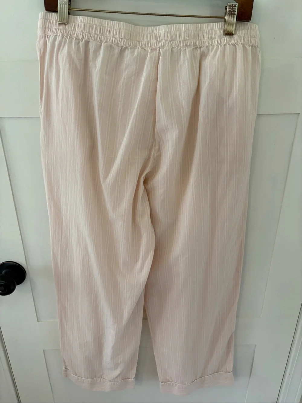 Haven Well Within Organic Cotton Poplin Pajama Pants. Size Medium.